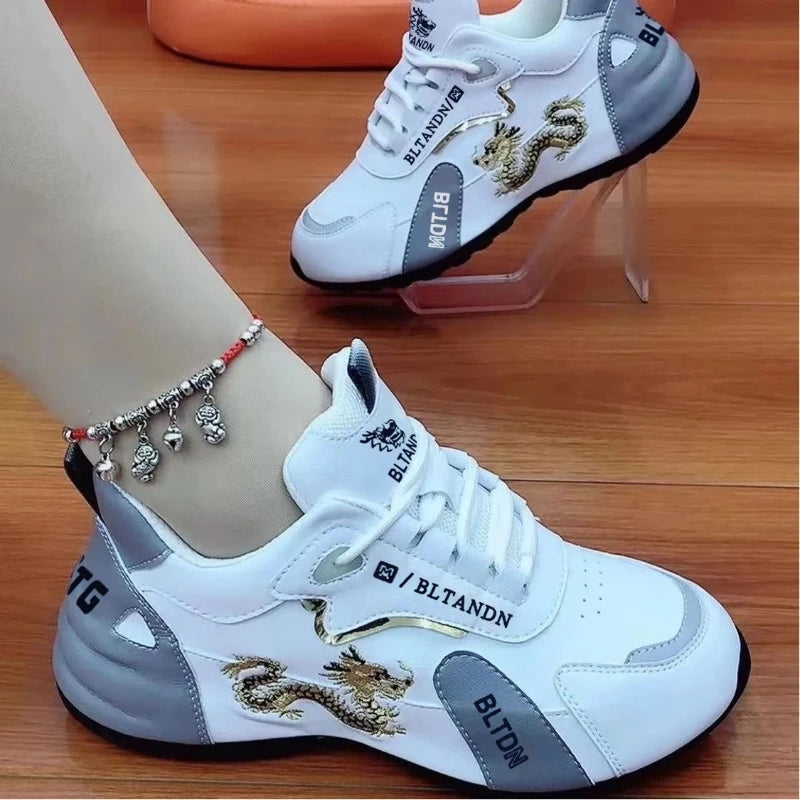 Zapatillas casual de piel antideslizante