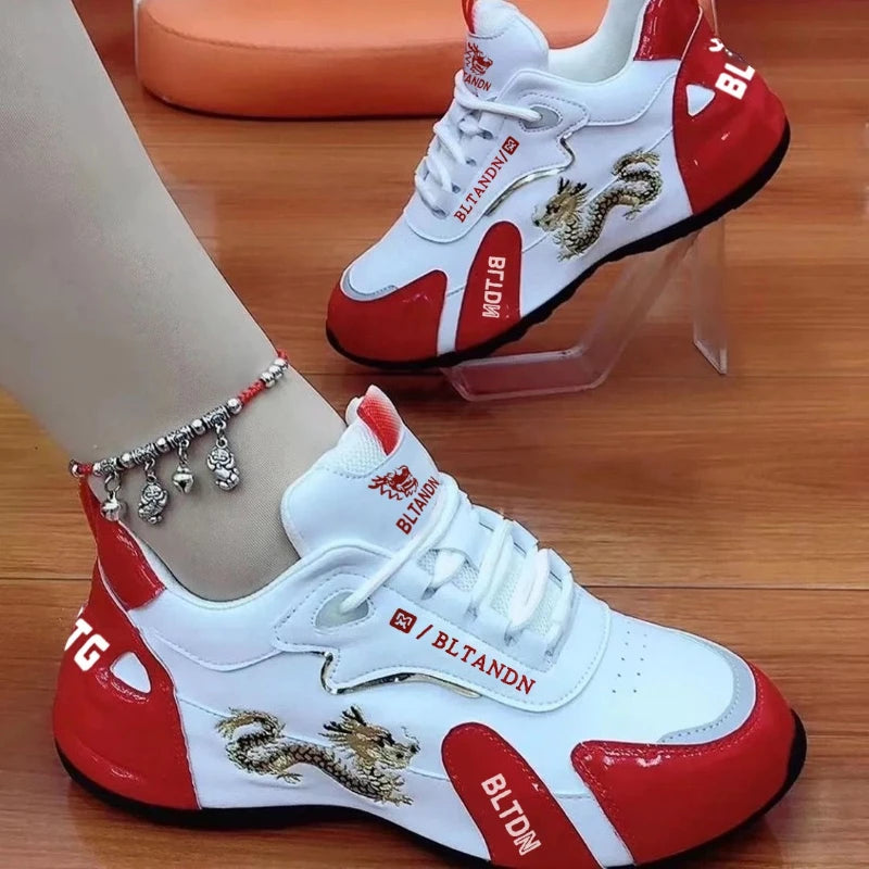 Zapatillas casual de piel antideslizante