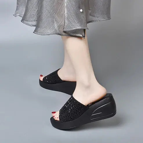 Sandalias cuna strass