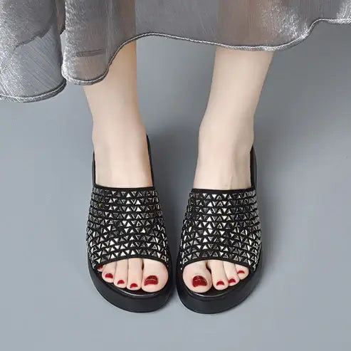 Sandalias cuna strass