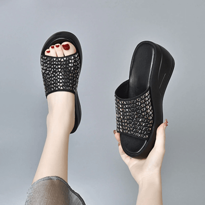 Sandalias cuna strass