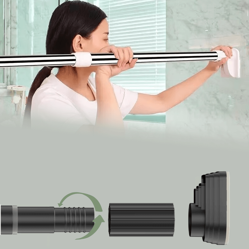 Percha ajustable multifuncional Quickneed ideal para espacios reducidos.