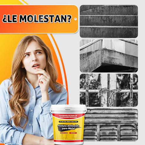 Pintura antioxidante para metal - Eliminador de óxido