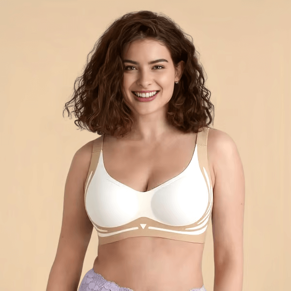Paga 2 recibe 3 EleganceLift® Sujetador sin aros con soporte superior, diseñado para realzar el busto con elegancia y comodidad.